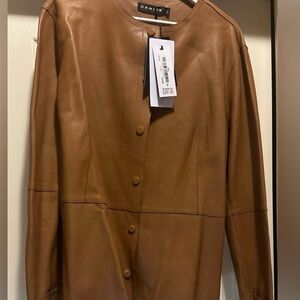 Danier Brown chic Leather Jacket